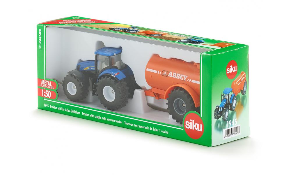 Siku jucarie tractor New Holland cu rezervor in vid 3 ani+