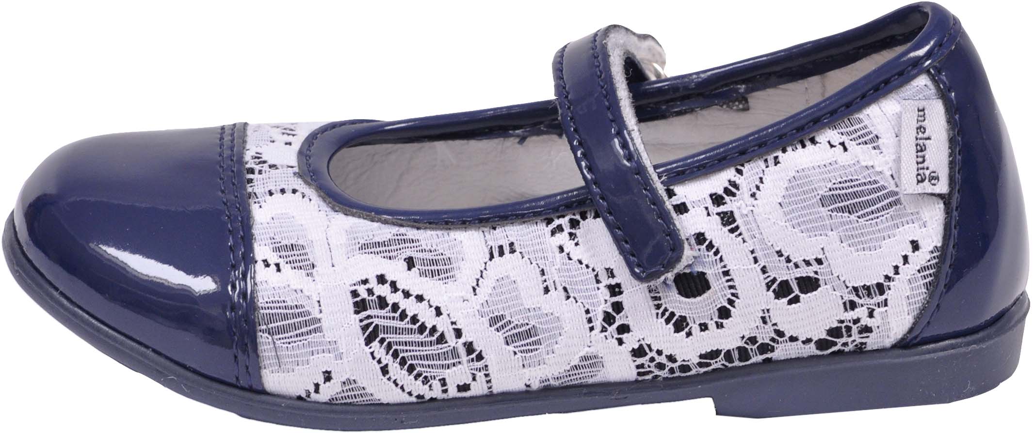 Pantofi fete cu dantela Melania Alege marimeaa 25-30 - bleumarin Imagine principală a produsului