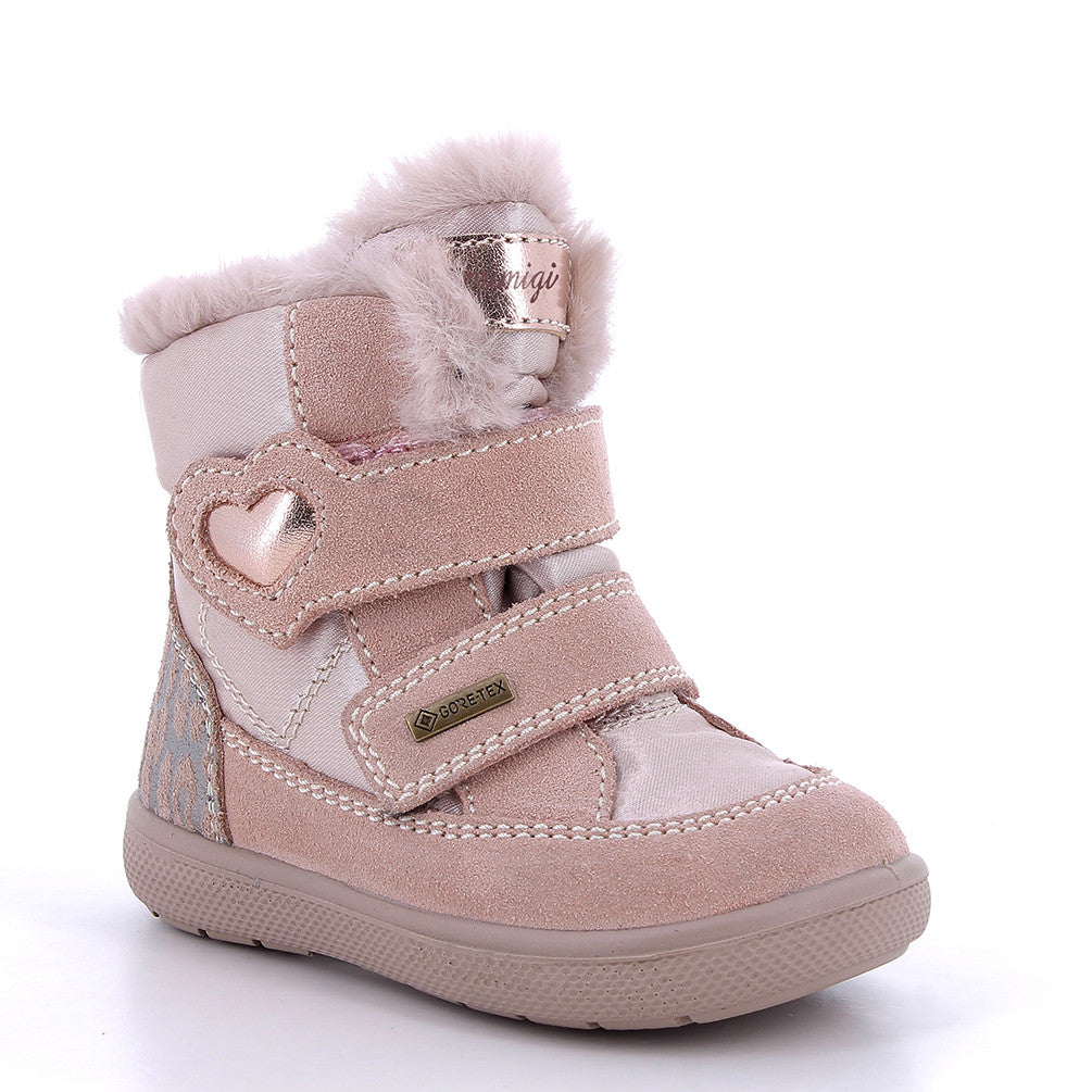 Primigi cizme fete imblanite Gore-Tex 19-29 Pink cu inimioara