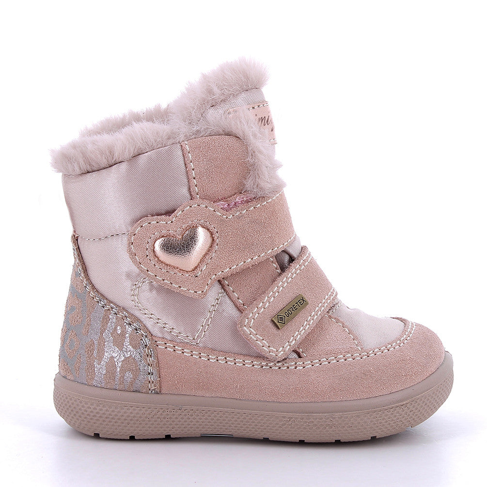 Primigi cizme fete imblanite Gore-Tex 19-29 Pink cu inimioara