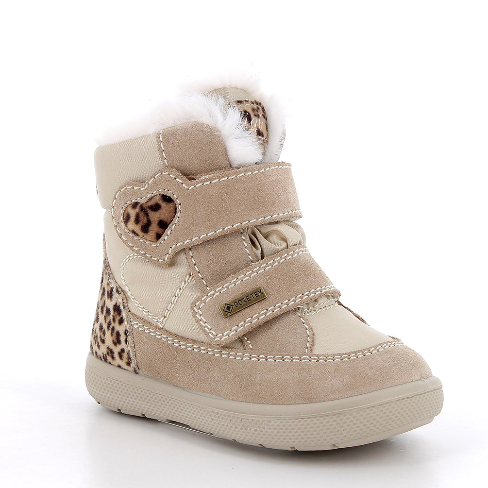 Primigi cizme fete imblanite Gore-Tex 19-29 Beige cu inimioara Imagine principală a produsului