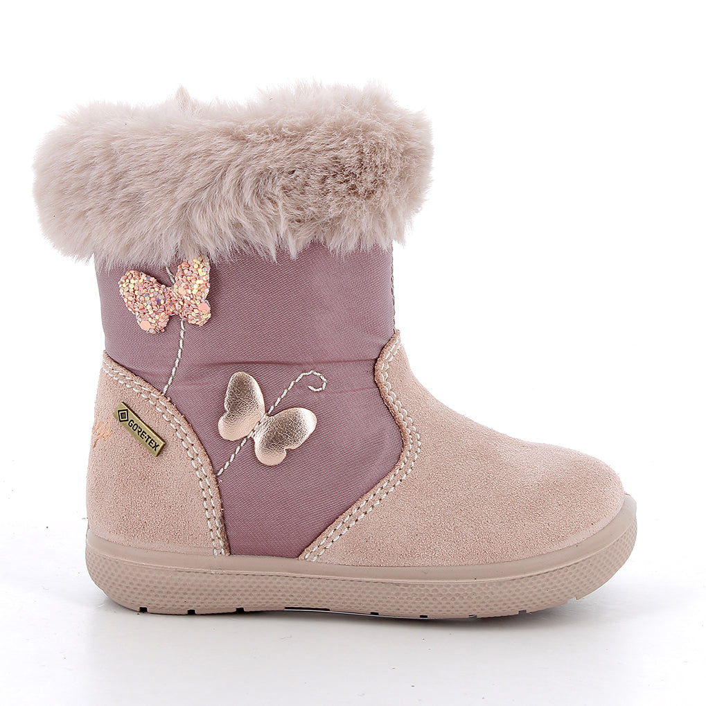 Primigi cizme fete imblanite Gore-Tex 20-29 Pink cu fluturas Imagine secundară a produsului