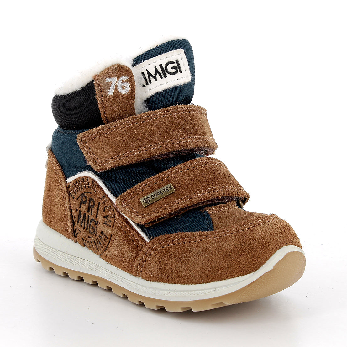 Primigi ghete baieti imblanite Gore-Tex 20-29 Scam.Tech Cuoio/Petrolio