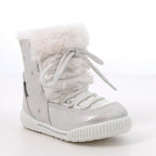 Primigi ghete fete imblanite Gore-Tex 19-24 Tech.Pell Argento e bianco