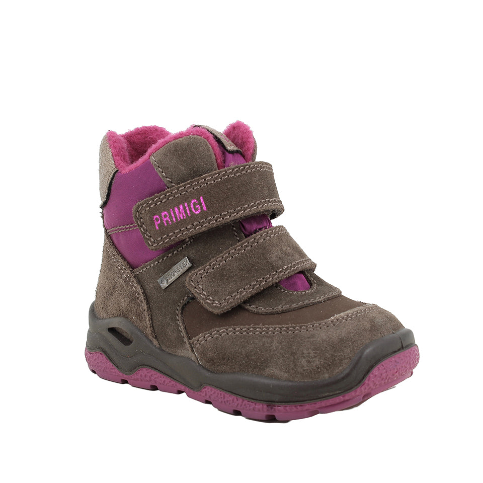 Primigi ghete fete imblanite Gore-Tex 20-29 Scam/Nab/Tec Brown and Fuchsia