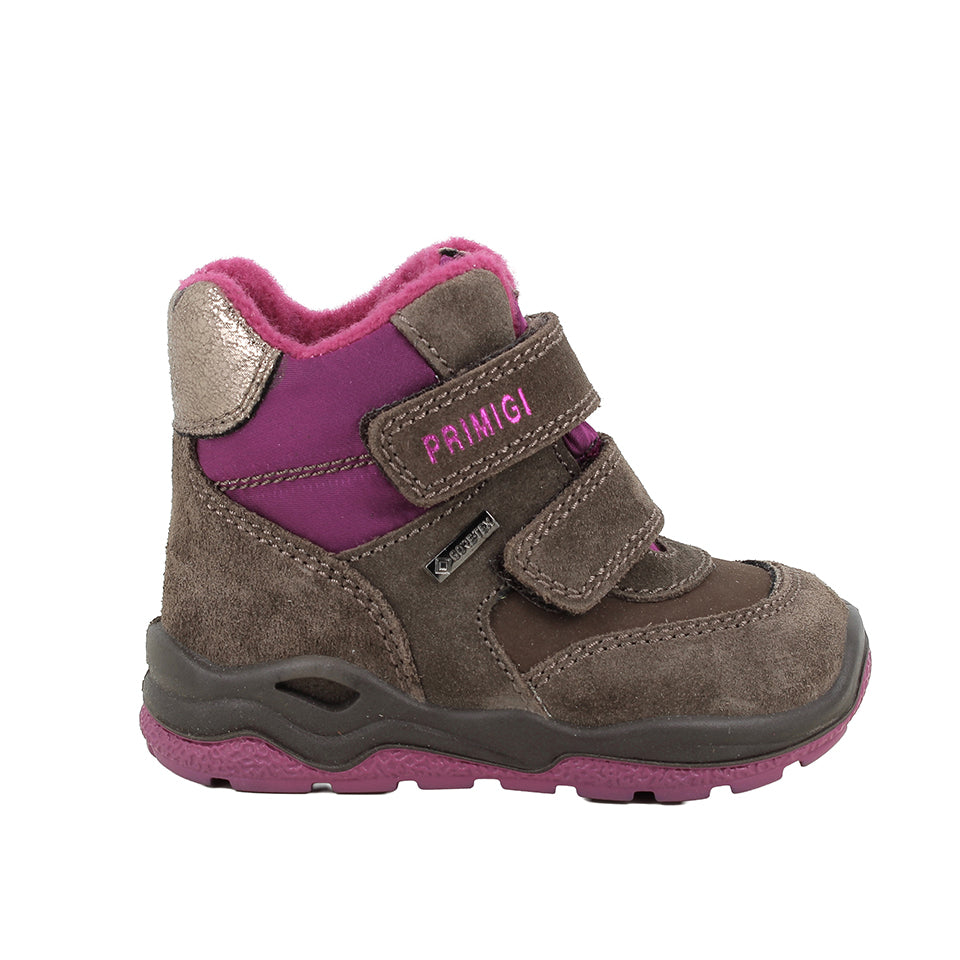 Primigi ghete fete imblanite Gore-Tex 20-29 Scam/Nab/Tec Brown and Fuchsia