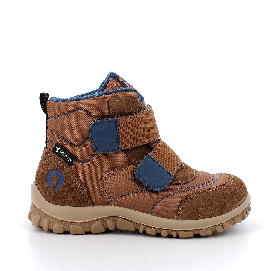 Primigi ghete baieti captusite Gore-Tex 22-35 Tecn/Scam Cuoio/Cuoio