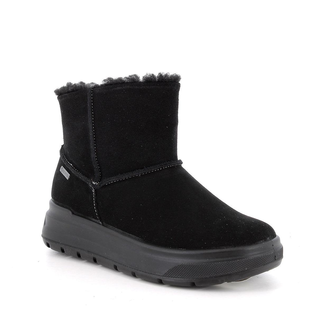 Primigi botine fete imblanite Gore-Tex 27-36 Scamosciata Nero