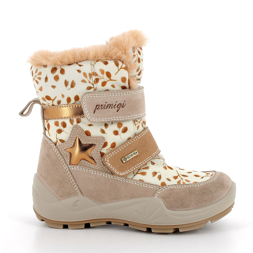Primigi cizme fete imblanite Gore-Tex 26-36 Scam.Tech Biscotto/Panna