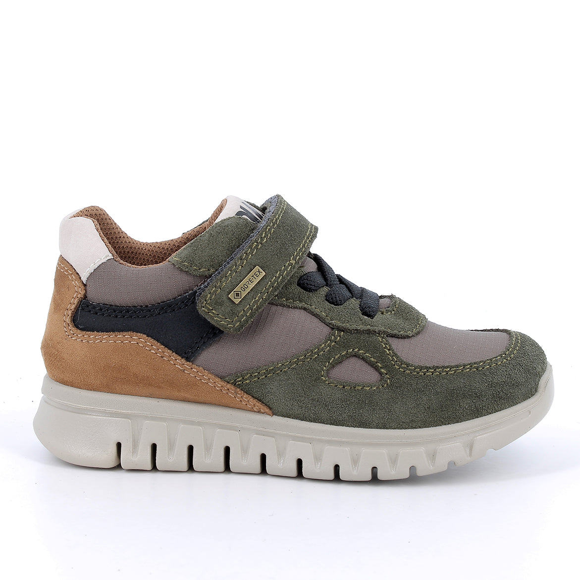 Primigi pantofi baieti sport Gore-Tex 29-37 Scamo/T.Minirip Verd/Tortora