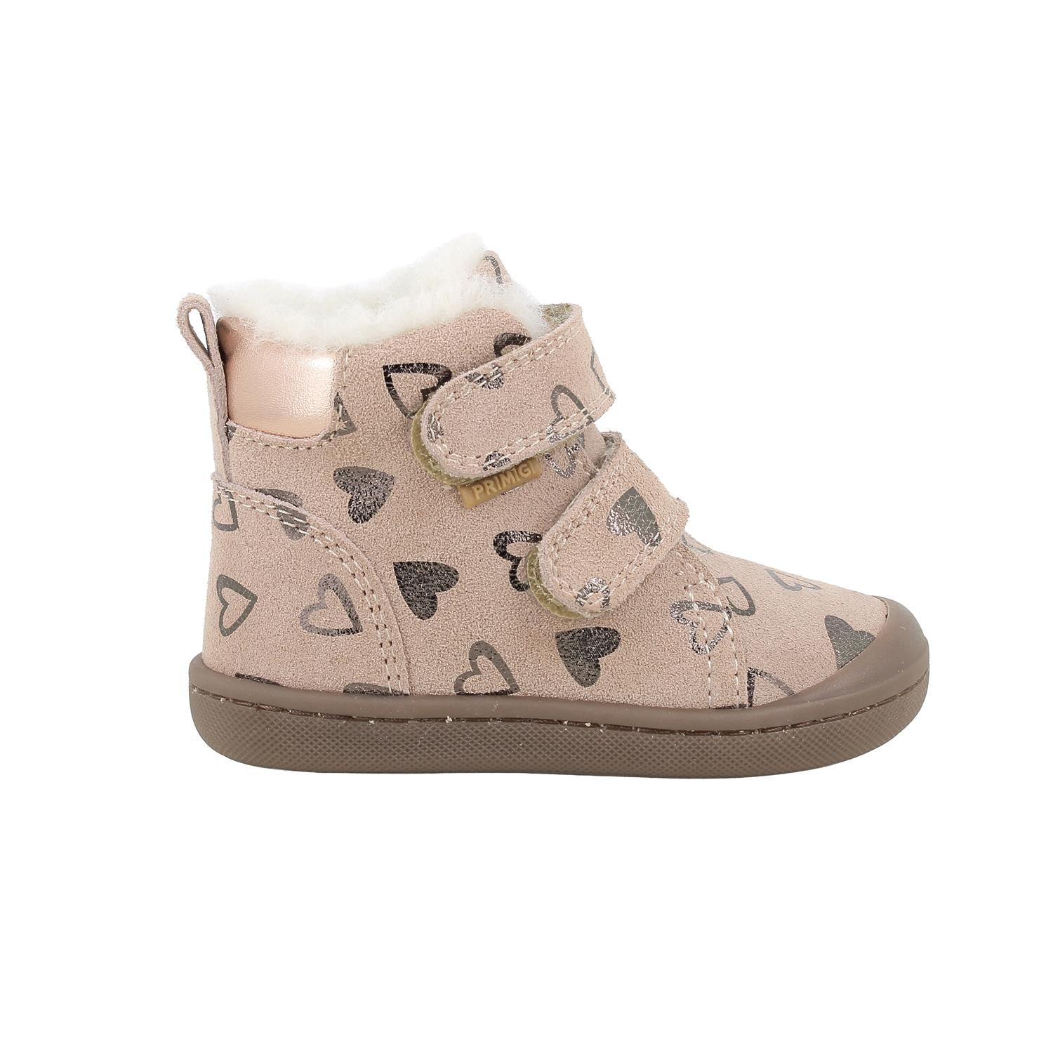 Primigi ghete fete captusite Slim Fit 18-25 Scam. Cuori Skin cu inimioare Imagine secundară a produsului