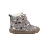 Primigi ghete fete captusite Slim Fit 18-25 Scam. Fiorell Grigio-Argento cu floricele