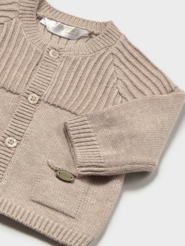 Mayoral jacheta baieti tip cardigan 0-18 luni Moca vigoré