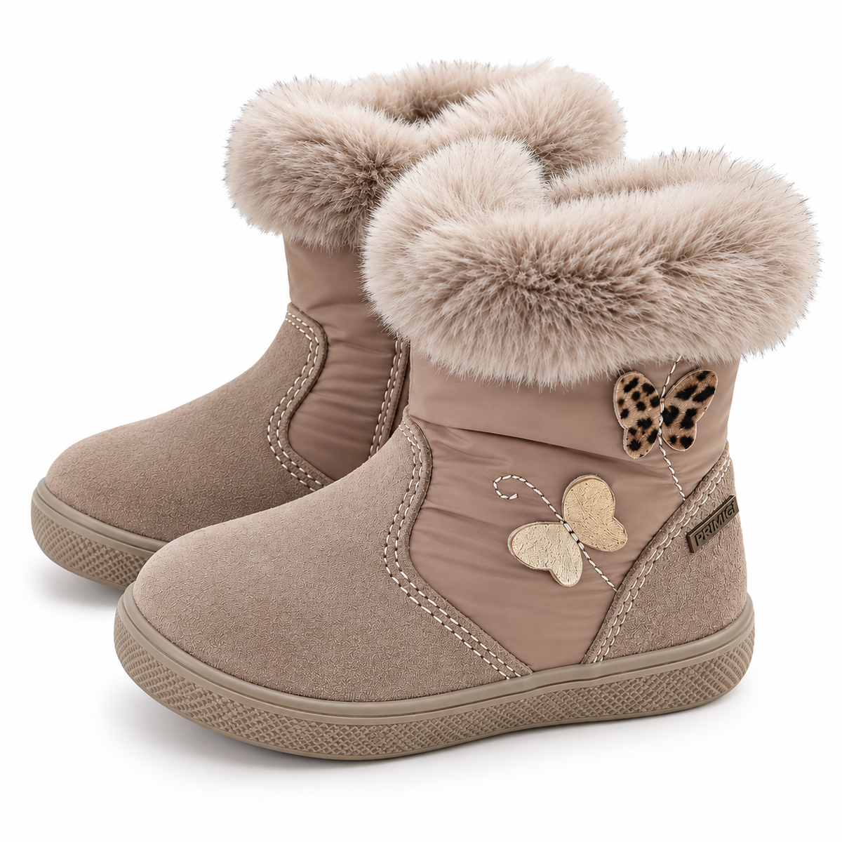 Primigi cizme fete imblanite Gore-Tex 20-29 Biscotto cu fluturas