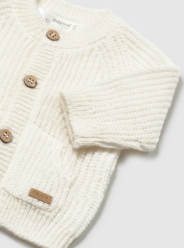 Mayoral jacheta baieti tip cardigan 0-18 luni Ceramica