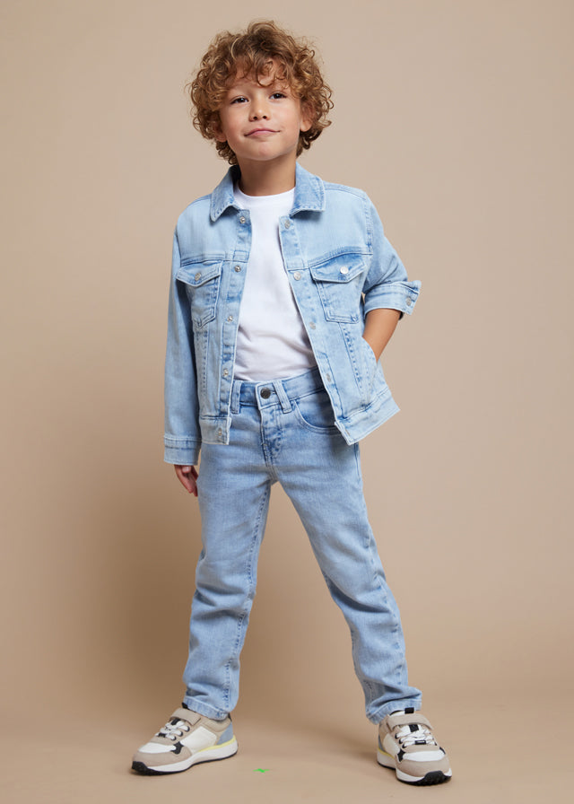 Mayoral geaca baieti de blugi 2-10 ani Denim Claro