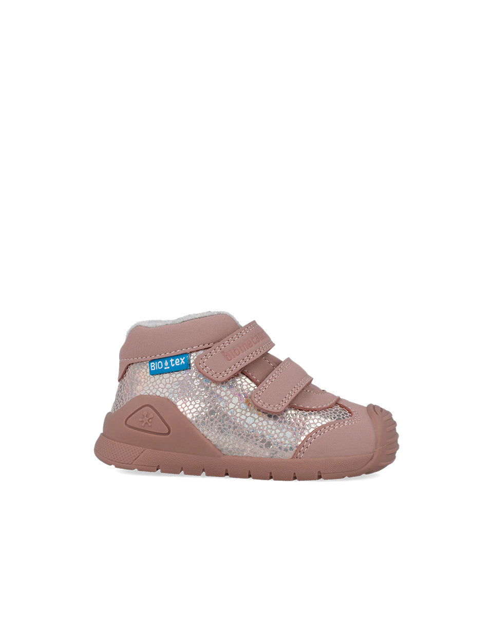 Biomecanics pantofi fete BioTEX captusiti cu lana 18-25 Nobuck Rosa