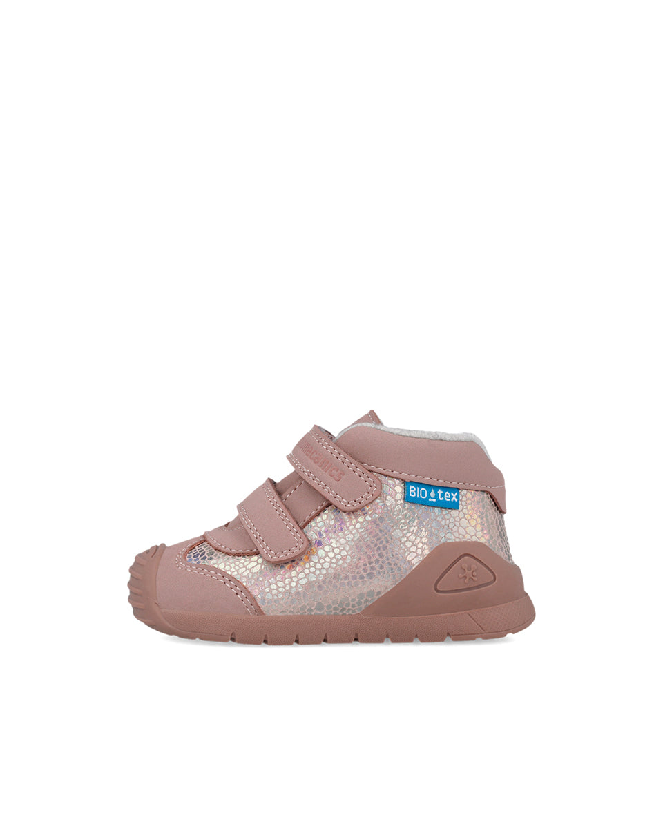 Biomecanics pantofi fete BioTEX captusiti cu lana 18-25 Nobuck Rosa