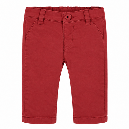 Mayoral pantaloni baieti lungi chino gabardina pentru 0-18 luni, Rojo