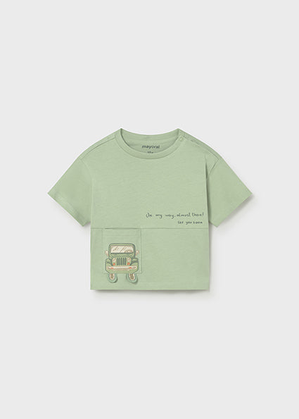 Mayoral tricou baieti 12-48 luni Matcha