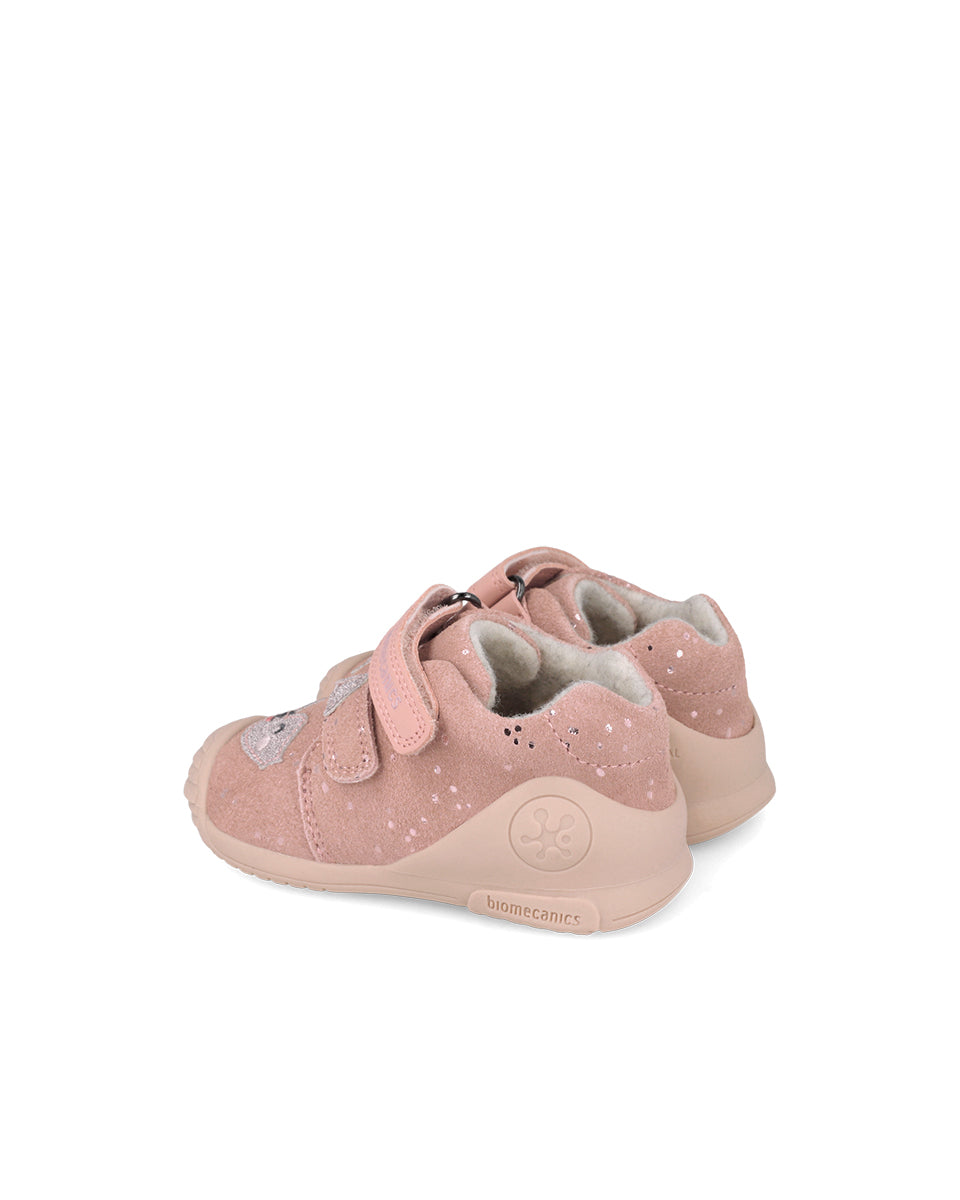 Biomecanics pantofi fete captusiti cu lana 18-25 Serraje Laminado Petaloo cu raton