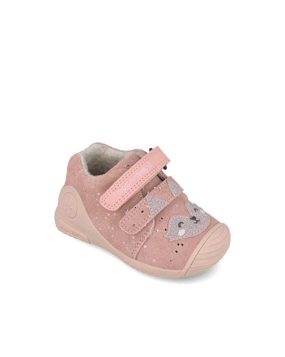 Biomecanics pantofi fete captusiti cu lana 18-25 Serraje Laminado Petaloo cu raton