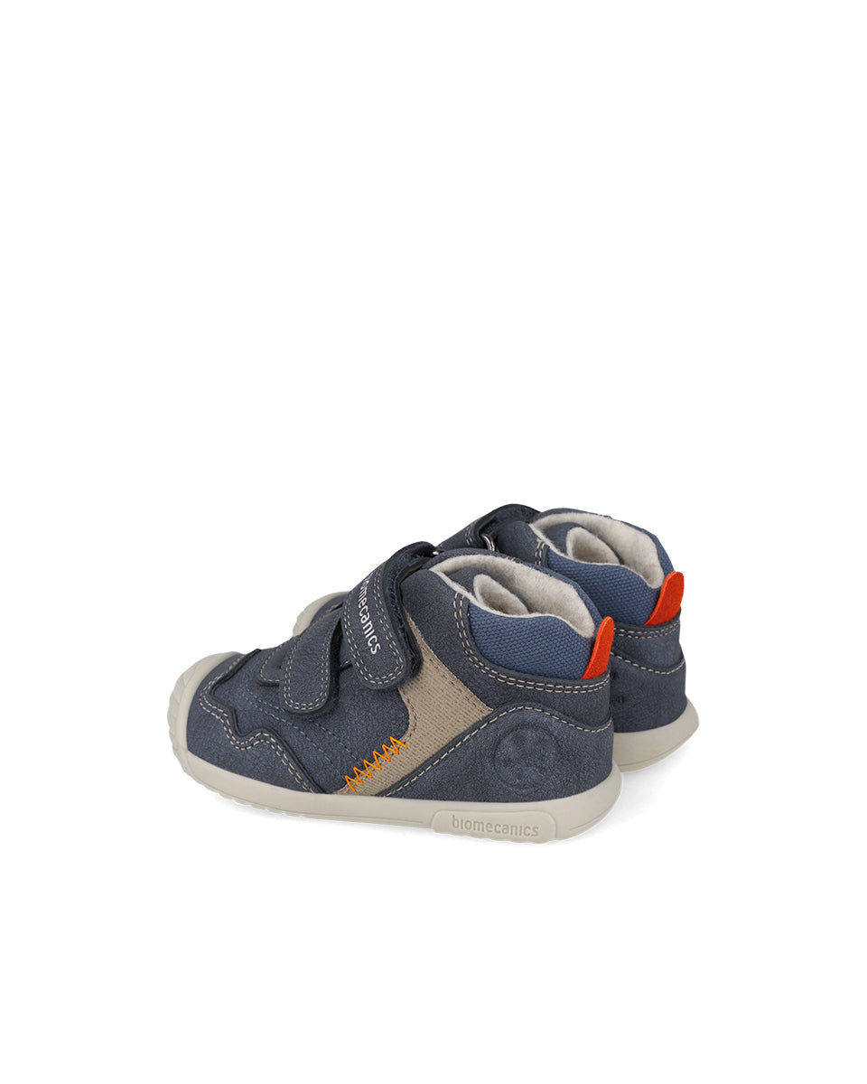 Biomecanics pantofi baieti captusiti cu lana 18-25 Nobuck Petrol