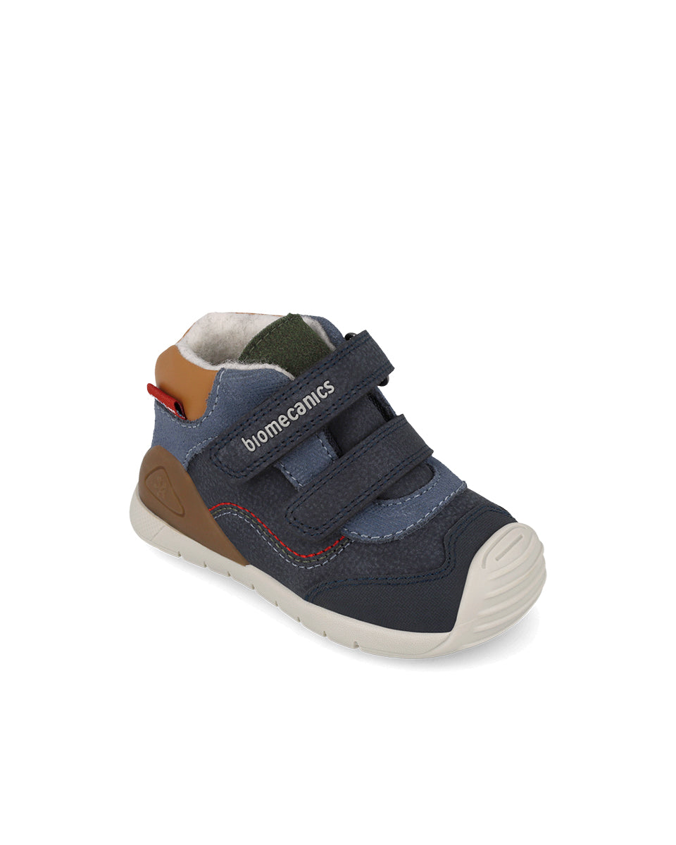 Biomecanics pantofi baieti BioTEX captusiti cu lana 18-25 Nobuck Navy