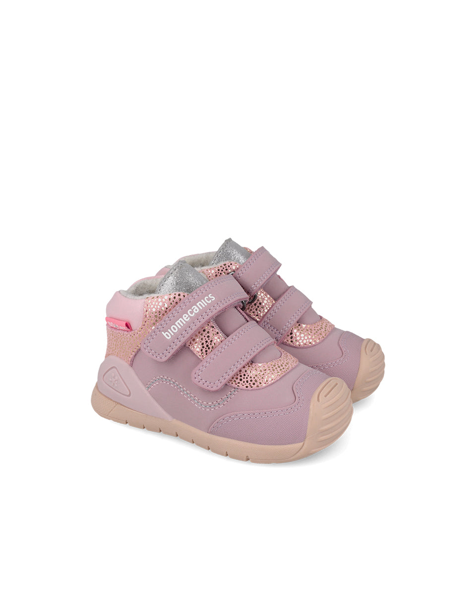Biomecanics pantofi fete BioTEX captusiti cu lana 18-25 Nobuck Lilum