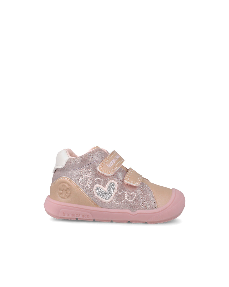 Biomecanics pantofi fete Wide 19-26 Serraje Laminado Lavender cu inimioare