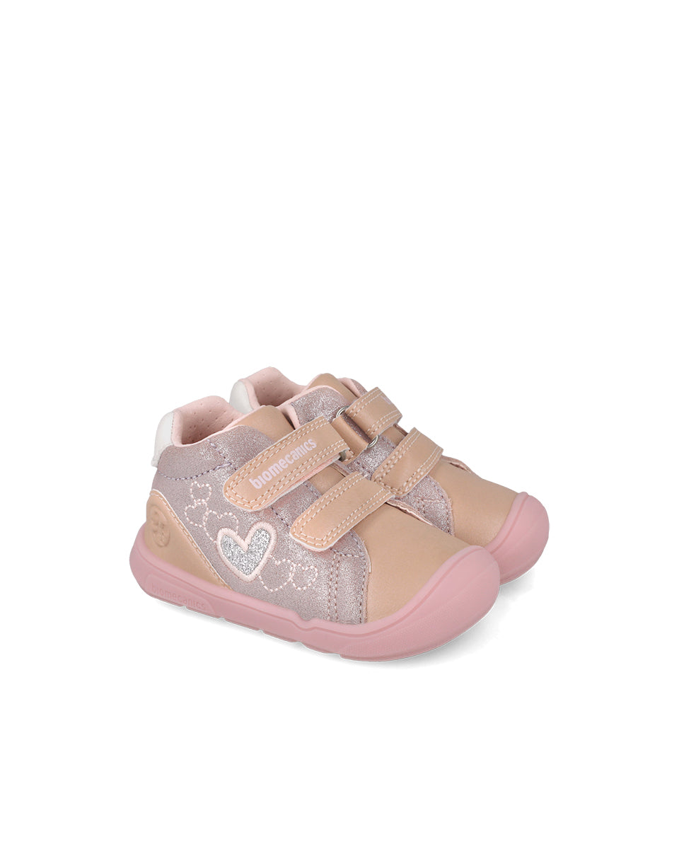 Biomecanics pantofi fete Wide 19-26 Serraje Laminado Lavender cu inimioare