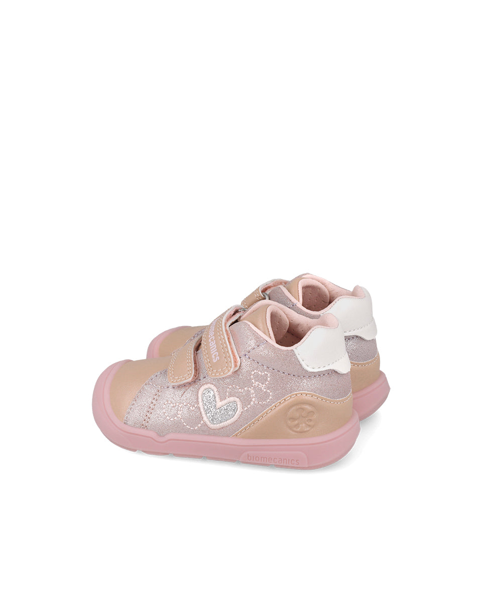 Biomecanics pantofi fete Wide 19-26 Serraje Laminado Lavender cu inimioare
