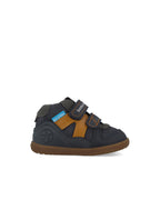 Biomecanics pantofi baieti Barefoot BioTEX captusiti cu lana 19-26 Nobuck Azul Marino