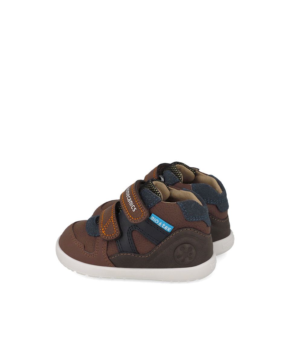 Biomecanics pantofi baieti Barefoot BioTEX Water rezistant 19-26 Nobuck Choco