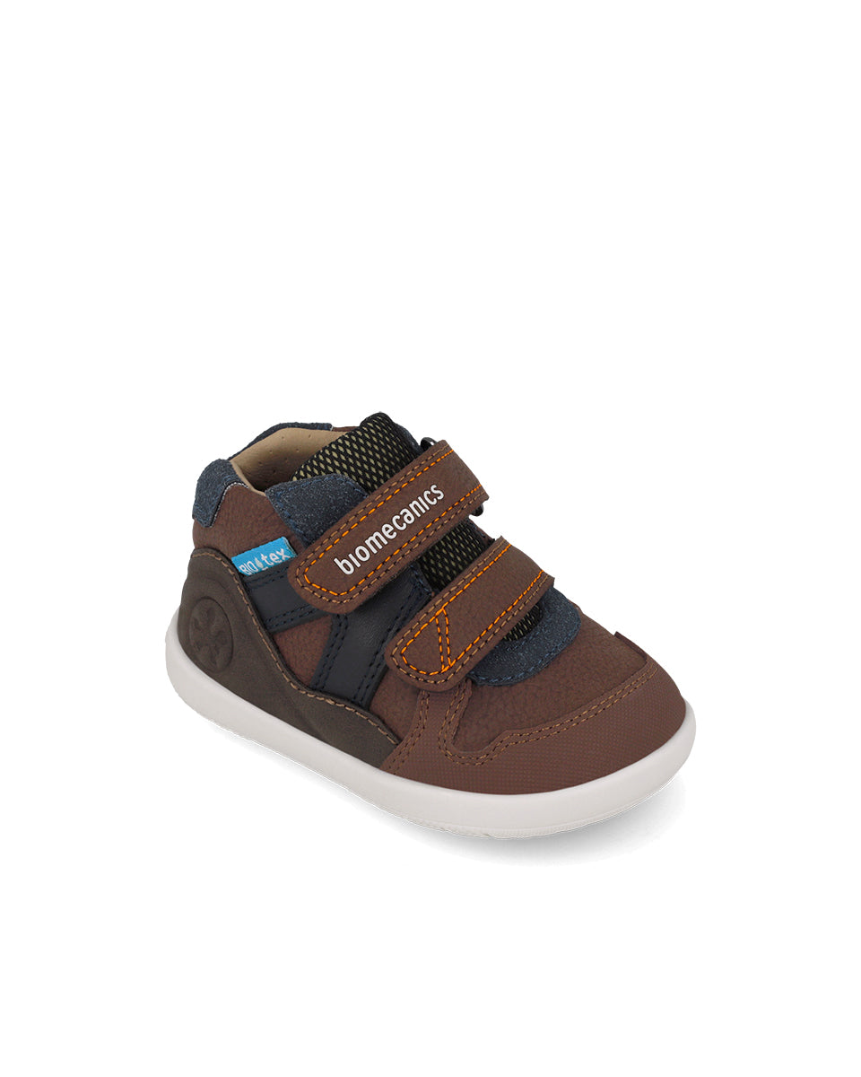 Biomecanics pantofi baieti Barefoot BioTEX Water rezistant 19-26 Nobuck Choco