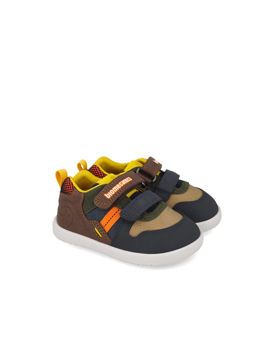 Biomecanics pantofi baieti Barefoot 19-26 Nobuck Multicolor