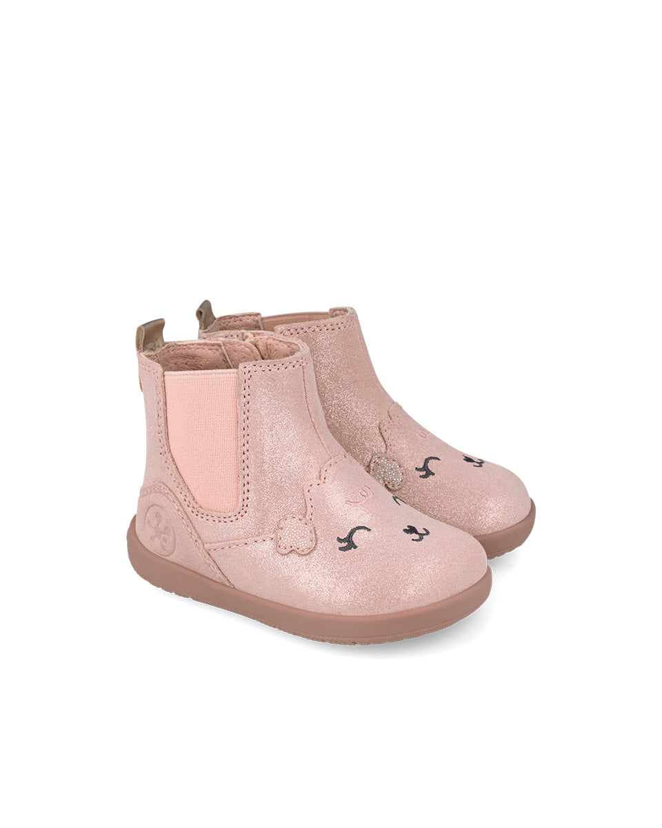 Biomecanics botine fete Barefoot 19-26 Serraje Laminado Petalo animalut