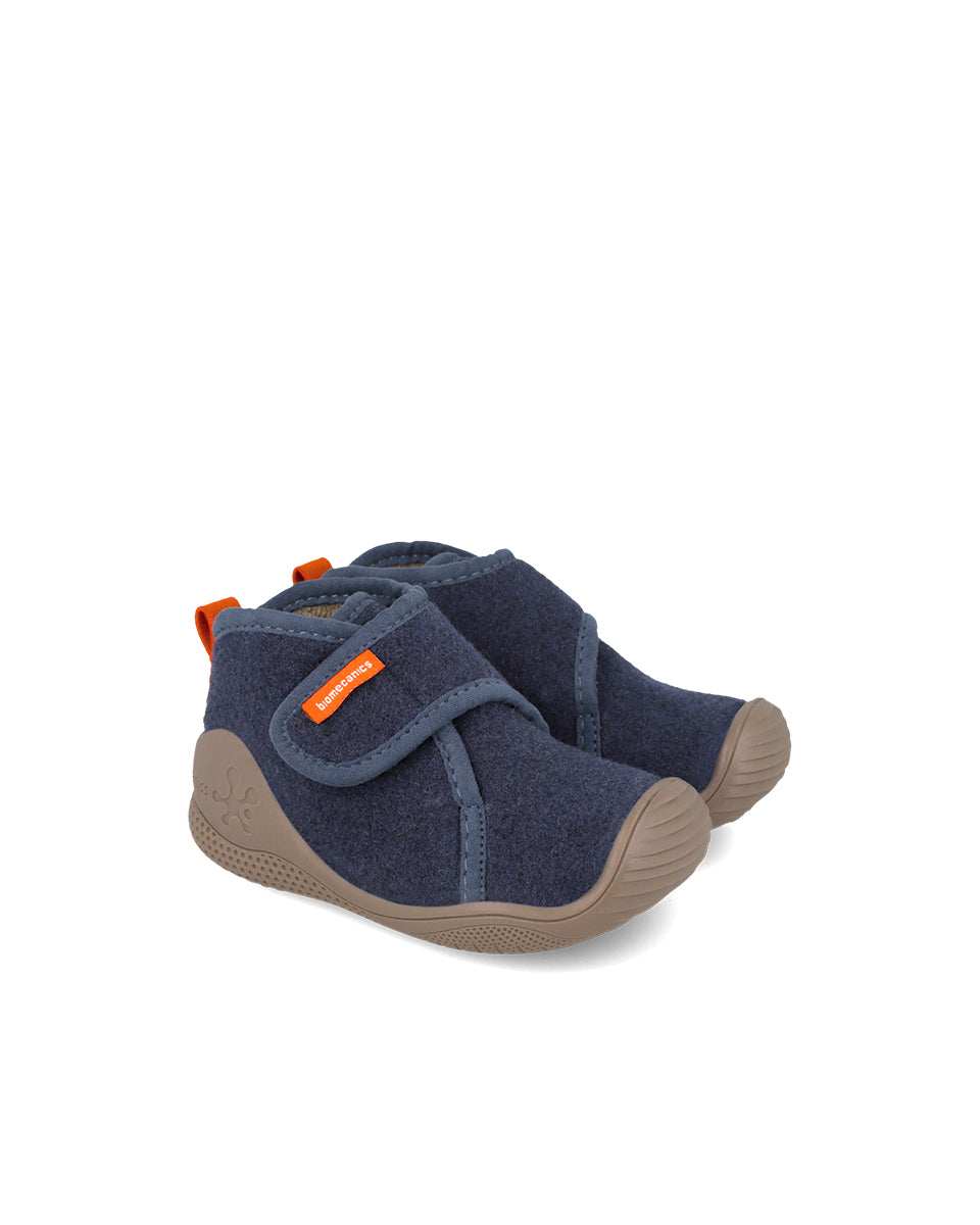 Biomecanics pantofi baieti de interior BioHome 18-24 Fieltro Azul