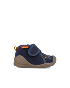 Biomecanics pantofi baieti de interior BioHome 18-24 Fieltro Azul Marino cu lup