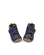Biomecanics pantofi baieti de interior BioHome 18-24 Fieltro Azul Marino cu lup