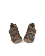 Biomecanics pantofi baieti de interior BioHome 18-24 Fieltro Tierra cu lup