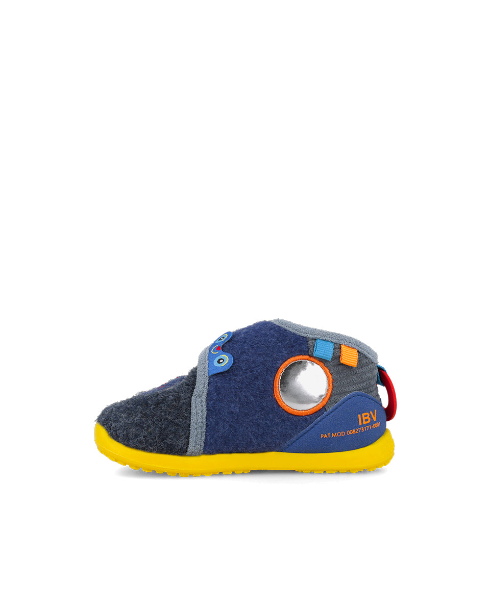 Biomecanics pantofi baieti de casa Biohome Sensory 19-26 Mat Azul
