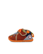 Biomecanics pantofi baieti de casa Biohome Sensory 19-26 Mat Naranja Animal