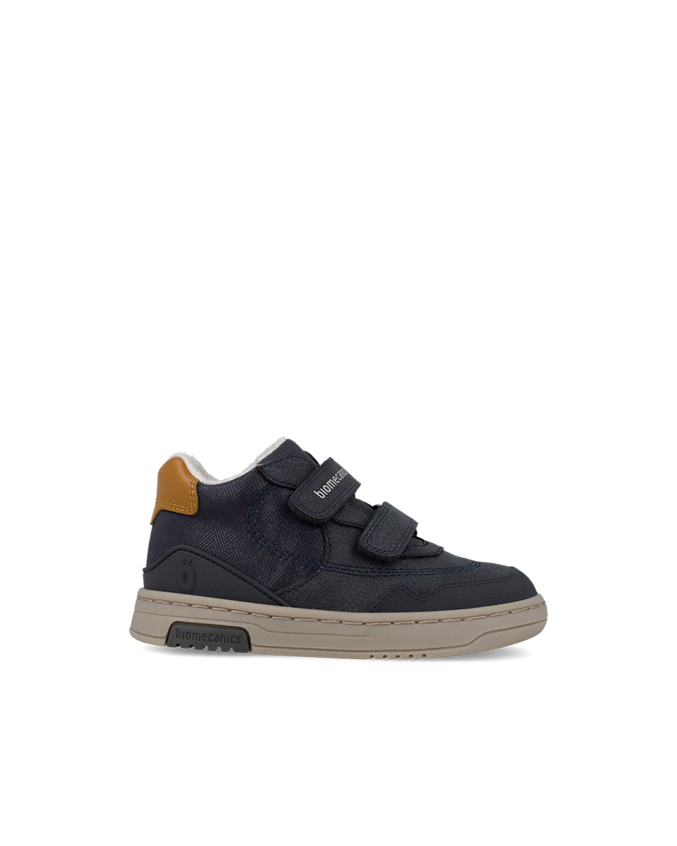 Biomecanics pantofi baieti captusiti cu lana 26-34 Nobuck Azul Marino