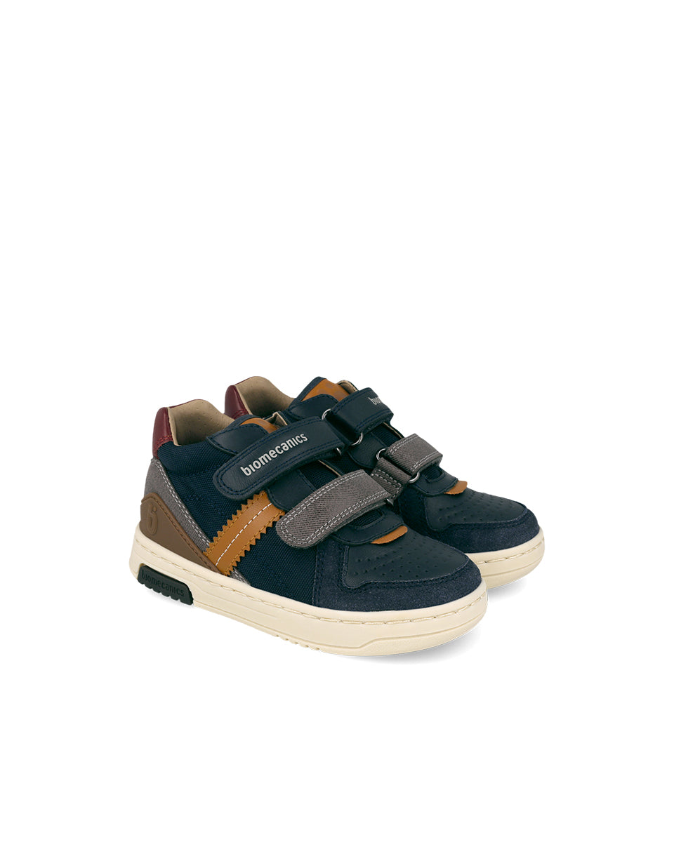 Biomecanics pantofi baieti 25-34 Sauvage Ocean cu maro