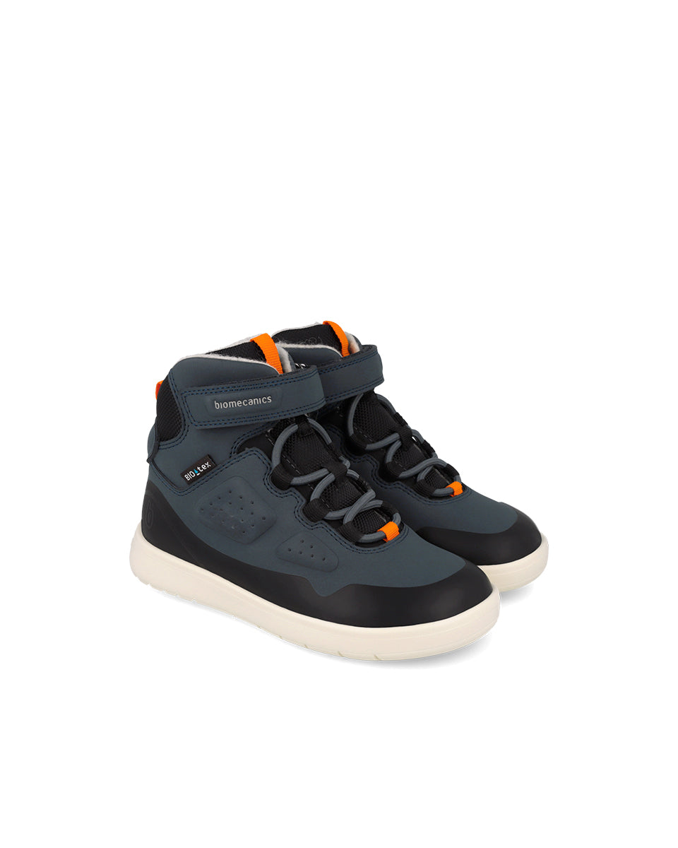 Biomecanics ghete baieti BioTEX captusiti cu lana 26-34 Nobuck Azul Marino