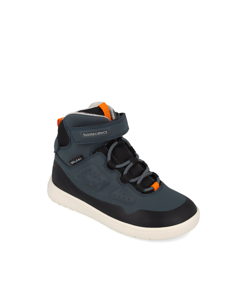 Biomecanics ghete baieti BioTEX captusiti cu lana 26-34 Nobuck Azul Marino