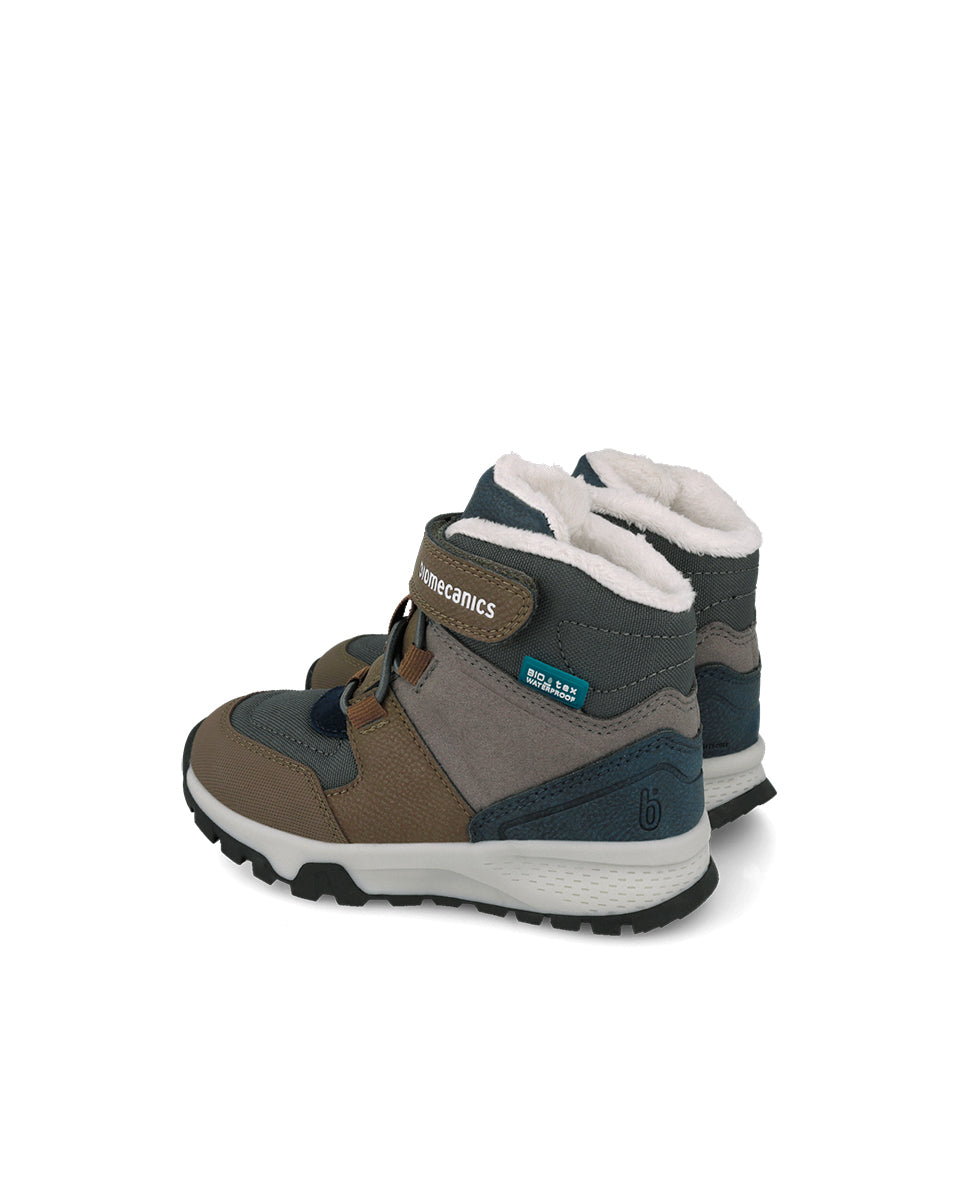 Biomecanics ghete baieti BioTEX waterproof captusiti 24-34 Mat Marron