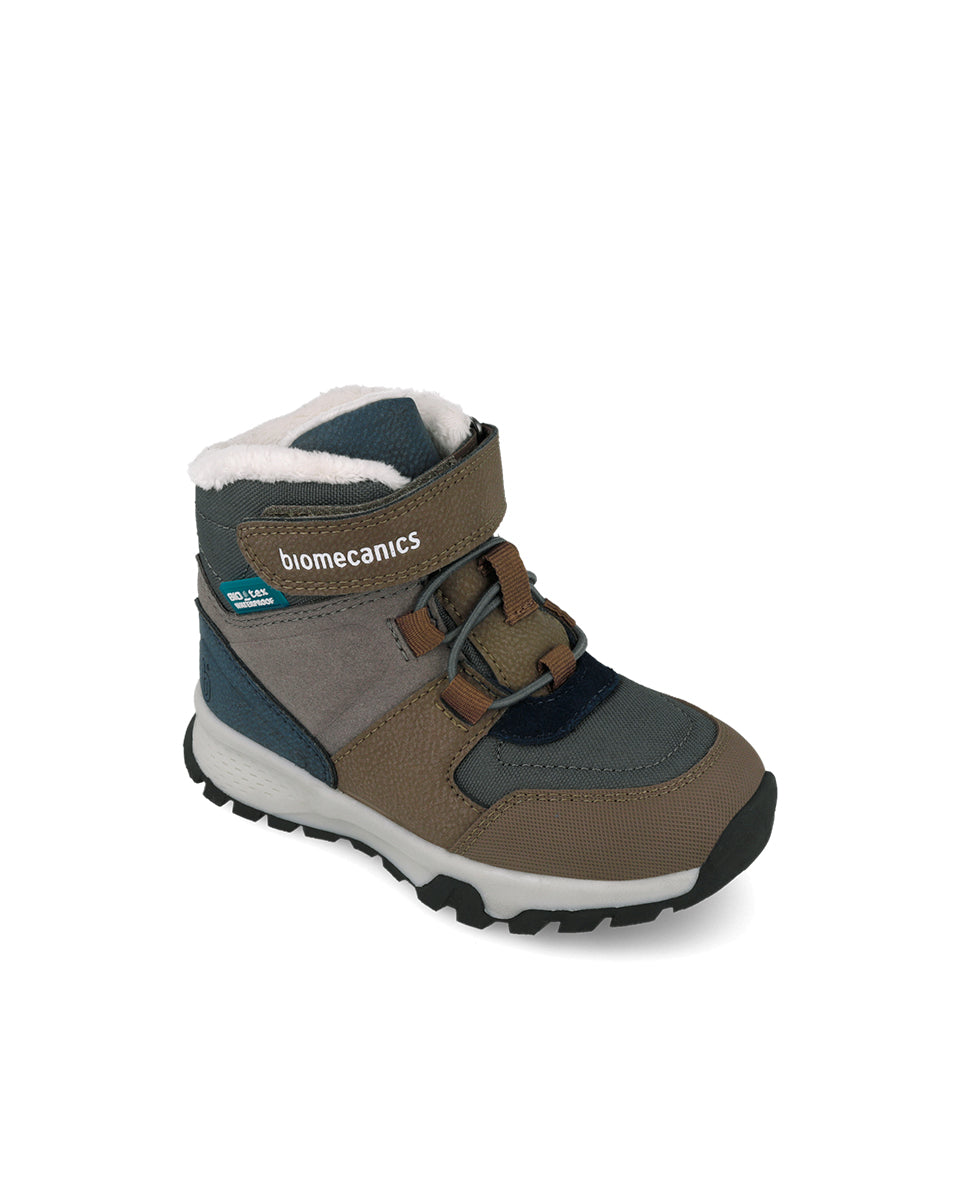 Biomecanics ghete baieti BioTEX waterproof captusiti 24-34 Mat Marron