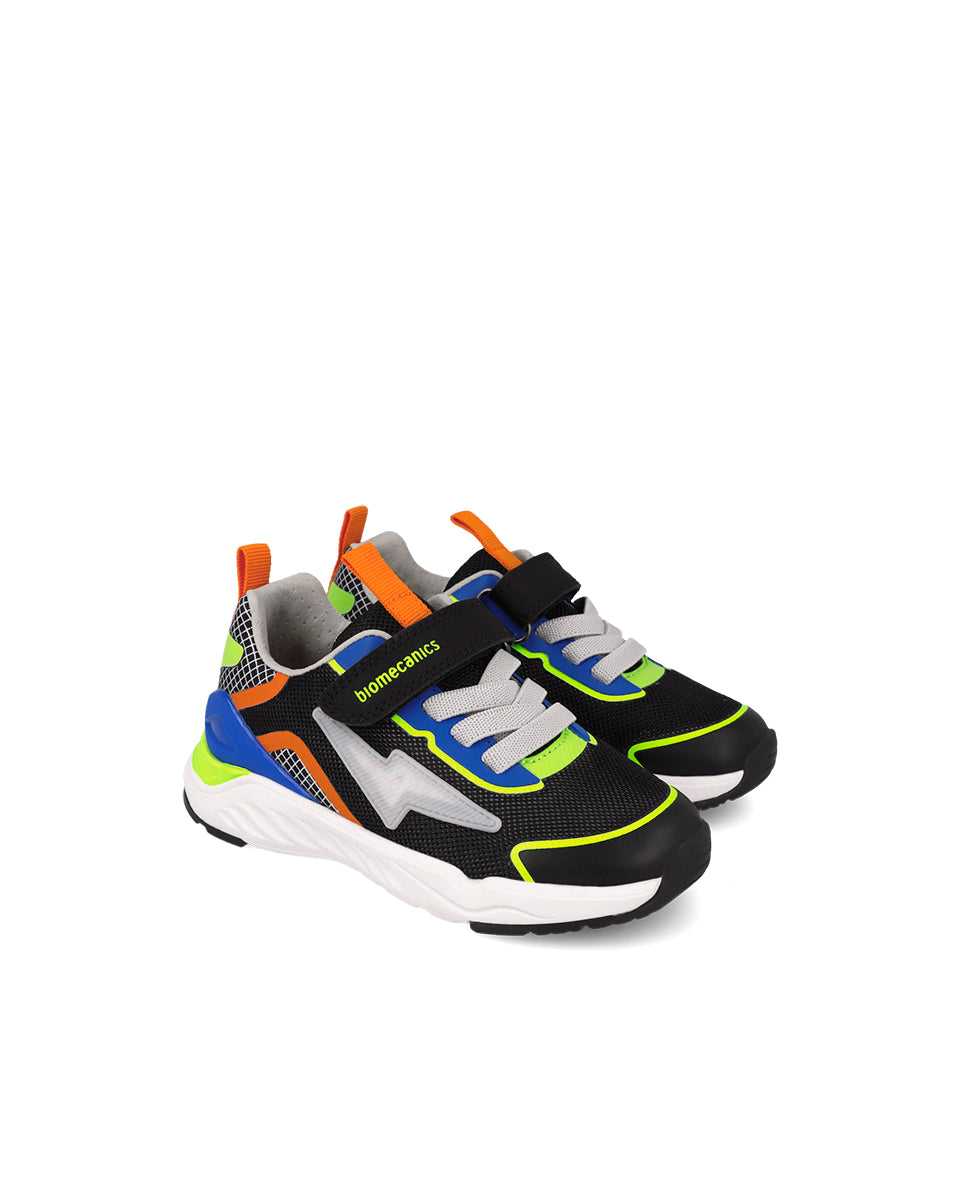 Biomecanics pantofi baieti sport cu LED 26-31 Mat Negro Imagine principală a produsului
